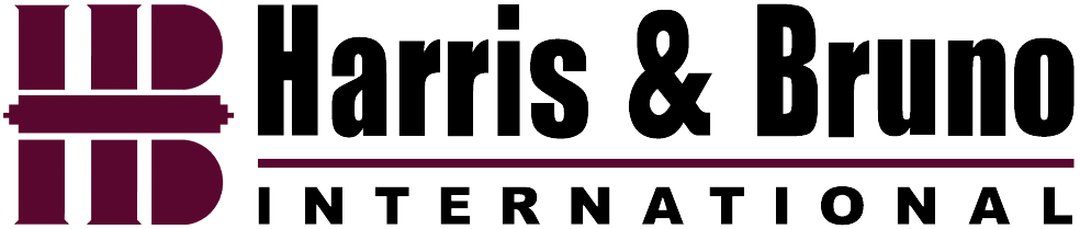 harris & bruno international logo weinrot schwarz